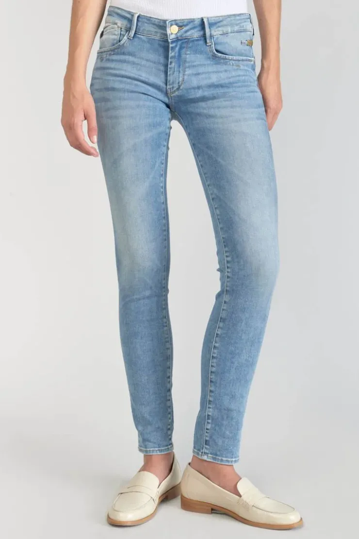Femme Le Temps des Cerises Coupe Slim-Flip Pulp Slim Jeans Bleu N°4