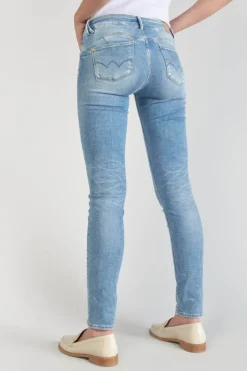 Femme Le Temps des Cerises Coupe Slim-Flip Pulp Slim Jeans Bleu N°4
