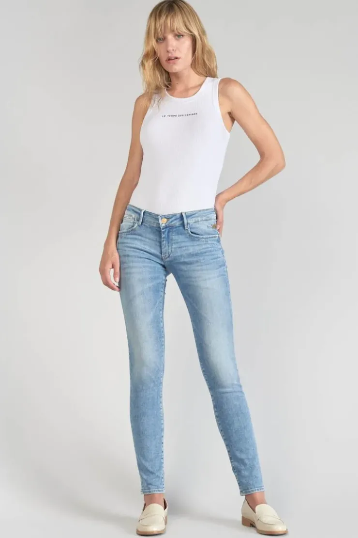 Femme Le Temps des Cerises Coupe Slim-Flip Pulp Slim Jeans Bleu N°4