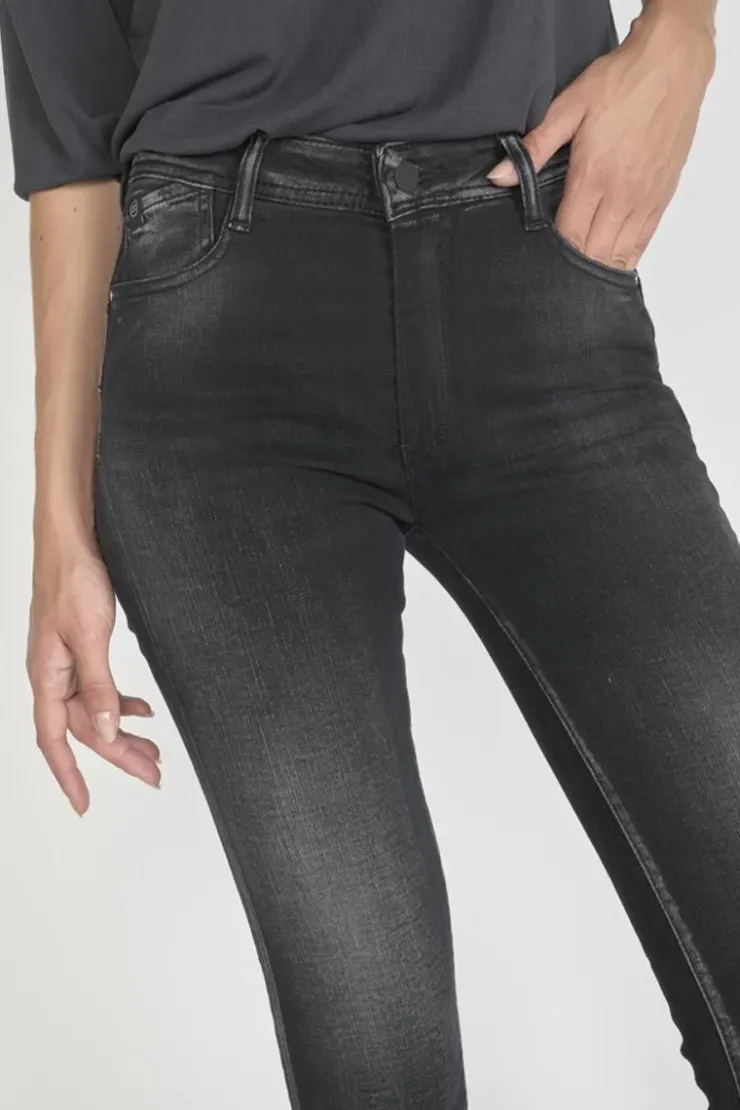 Femme Le Temps des Cerises Coupe Slim-Foley Pulp Slim Taille Haute Jeans Noir N°1