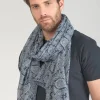 Homme Le Temps des Cerises Écharpes & Foulards-Foulard Doler A Motif Cachemire