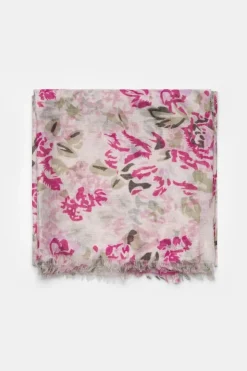 Femme Le Temps des Cerises Écharpes & Foulards-Foulard Doriana A Motif Fleuri