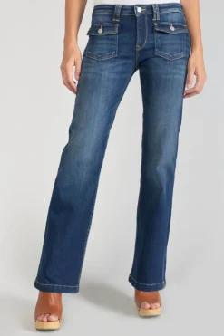 Femme Le Temps des Cerises Coupe Flare / Bootcut-Four Flare Jeans Bleu N°2