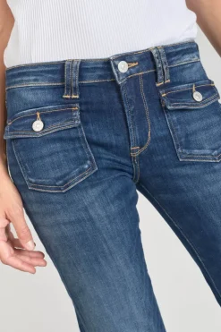 Femme Le Temps des Cerises Coupe Flare / Bootcut-Four Flare Jeans Bleu N°2