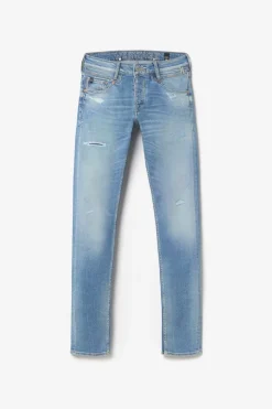Homme Le Temps des Cerises Coupe Adjusted-Ginier 700/11 Adjusted Jeans Destroy Bleu N°4