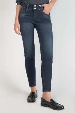 Femme Le Temps des Cerises Coupe Slim-Gush Ultra Pulp Slim 7/8Eme Jeans Bleu-Noir N°1