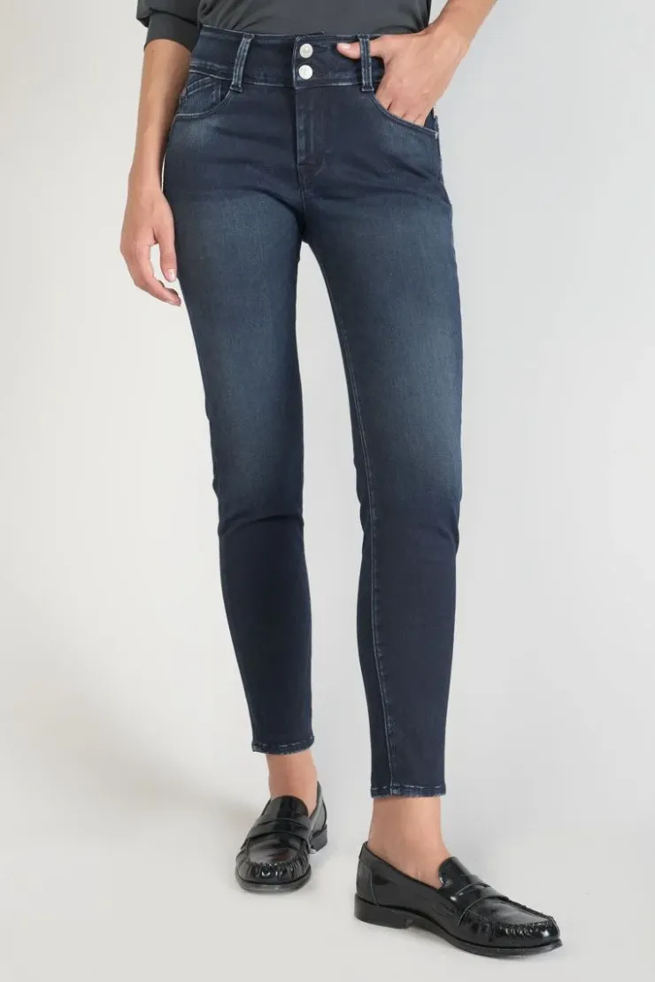 Femme Le Temps des Cerises Coupe Slim-Gush Ultra Pulp Slim 7/8Eme Jeans Bleu-Noir N°1
