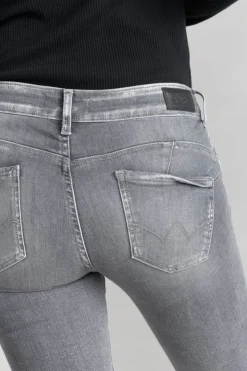 Femme Le Temps des Cerises Coupe Slim-Jarry Pulp Slim 7/8Eme Jeans Gris N°3