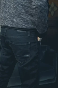 Homme Le Temps des Cerises Coupe Adjusted-Jogg 700/11 Adjusted Jeans Bleu-Noir N°1