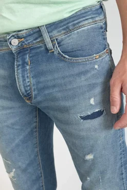 Homme Le Temps des Cerises Coupe Adjusted-Jogg 700/11 Adjusted Jeans Destroy Bleu N°4