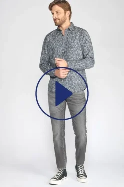 Homme Le Temps des Cerises Coupe Adjusted-Jogg 700/11 Adjusted Jeans Gris N°1