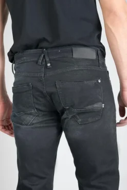 Homme Le Temps des Cerises Coupe Regular Confort-Jugando 800/12 Regular Jeans Bleu-Noir N°2