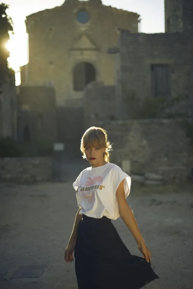 Femme Le Temps des Cerises Shorts & Jupes-Jupe Longue Antonik Noire