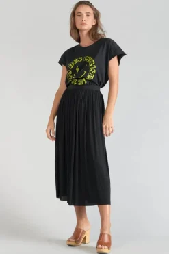 Femme Le Temps des Cerises Shorts & Jupes-Jupe Longue Antonik Noire