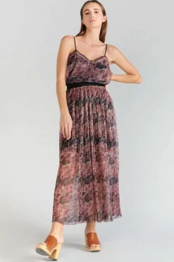 Femme Le Temps des Cerises Shorts & Jupes-Jupe Longue Ran Irisee