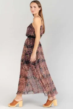 Femme Le Temps des Cerises Shorts & Jupes-Jupe Longue Ran Irisee