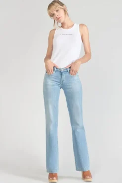 Femme Le Temps des Cerises Coupe Flare / Bootcut-Kadi Flare Jeans Bleu N°5