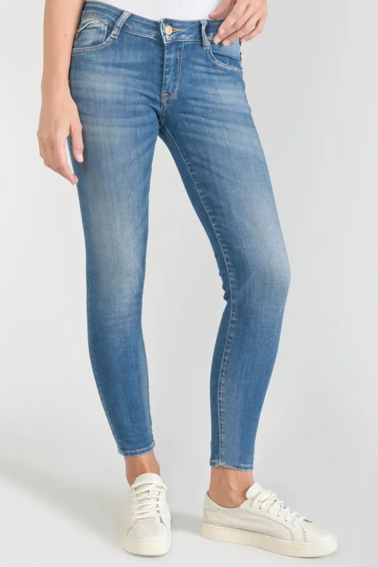 Femme Le Temps des Cerises Coupe Slim-Kawi Pulp Slim 7/8Eme Jeans Bleu N°3