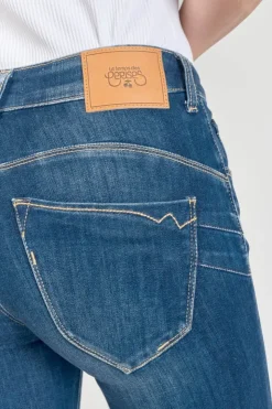 Femme Le Temps des Cerises Coupe Slim-Kirr Pulp Slim Taille Haute 7/8Eme Jeans Bleu N°3