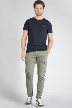 Homme Le Temps des Cerises Pantalons & Chinos-Koge Army Jogg Tapered Arque Kaki
