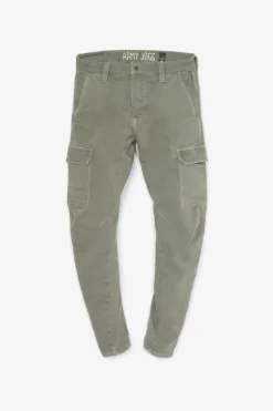 Homme Le Temps des Cerises Pantalons & Chinos-Koge Army Jogg Tapered Arque Kaki