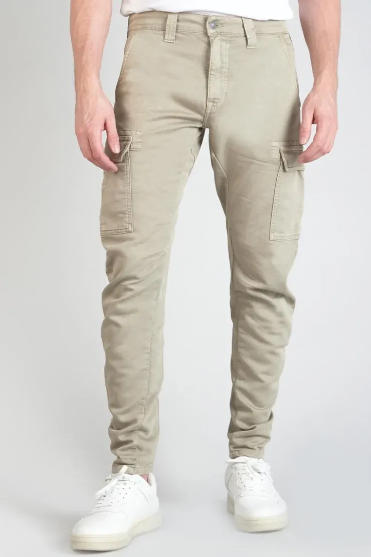 Homme Le Temps des Cerises Pantalons & Chinos-Koge Army Jogg Tapered Arque Beige