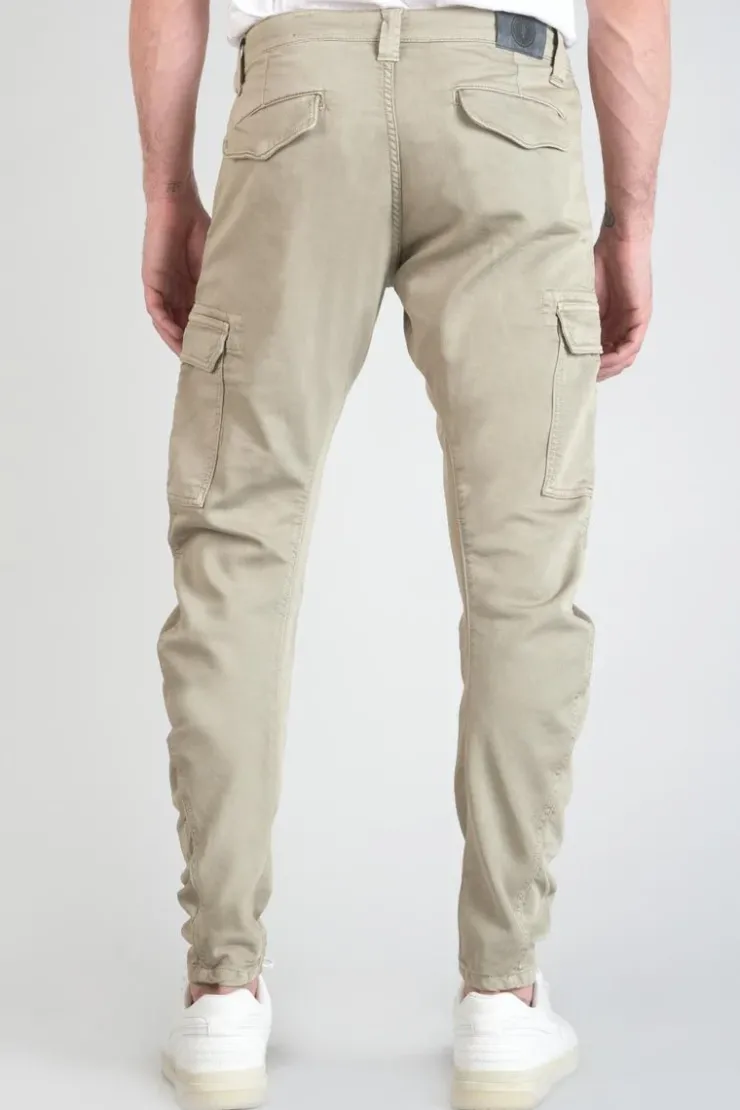 Homme Le Temps des Cerises Pantalons & Chinos-Koge Army Jogg Tapered Arque Beige
