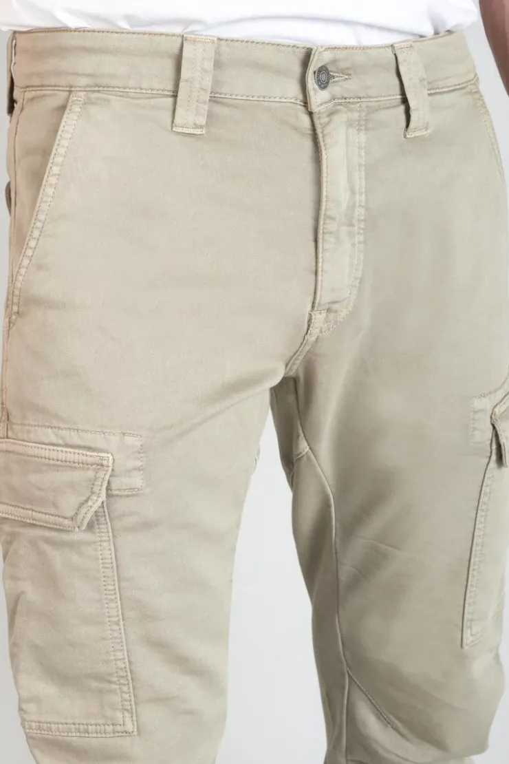 Homme Le Temps des Cerises Pantalons & Chinos-Koge Army Jogg Tapered Arque Beige