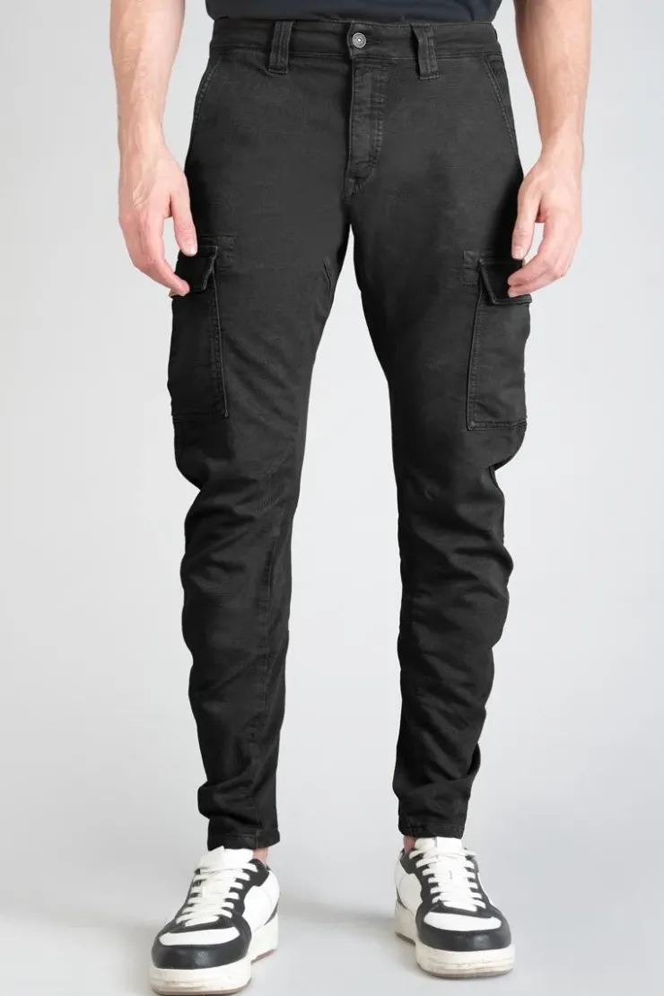 Homme Le Temps des Cerises Pantalons & Chinos-Koge Army Jogg Tapered Arque Noir