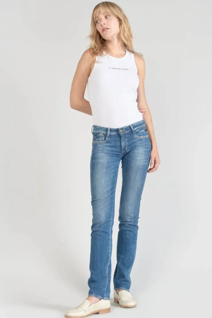 Femme Le Temps des Cerises Coupe Regular-Kops Pulp Regular Jeans Bleu N°3