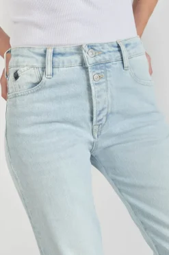 Femme Le Temps des Cerises Coupe Regular-Lux 400/19 Mom Taille Haute Jeans Bleu N°5