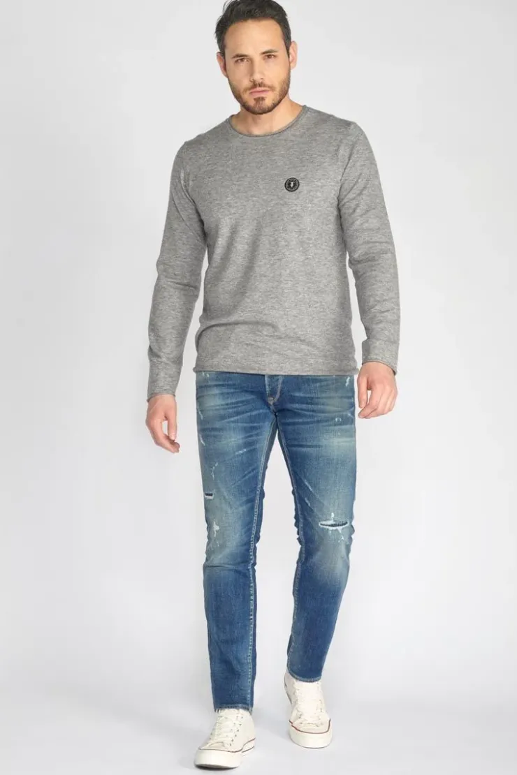 Homme Le Temps des Cerises Coupe Adjusted-Marvin 700/11 Adjusted Jeans Destroy Vintage Bleu N°2