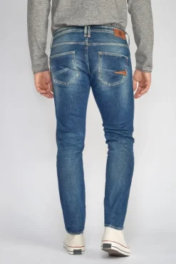 Homme Le Temps des Cerises Coupe Adjusted-Marvin 700/11 Adjusted Jeans Destroy Vintage Bleu N°2