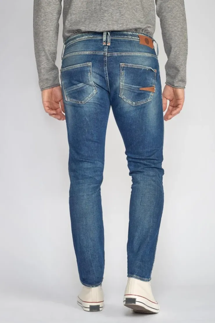 Homme Le Temps des Cerises Coupe Adjusted-Marvin 700/11 Adjusted Jeans Destroy Vintage Bleu N°2