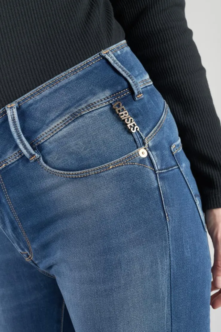 Femme Le Temps des Cerises Coupe Slim-Mood Ultra Pulp Slim 7/8Eme Jeans Bleu N°3