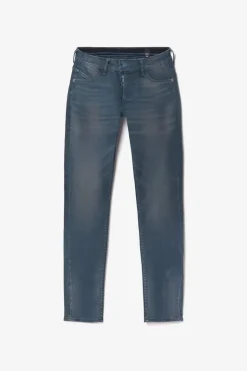 Homme Le Temps des Cerises Coupe Adjusted-Musset 700/11 Adjusted Jeans Enduit Bleu-Noir N°3