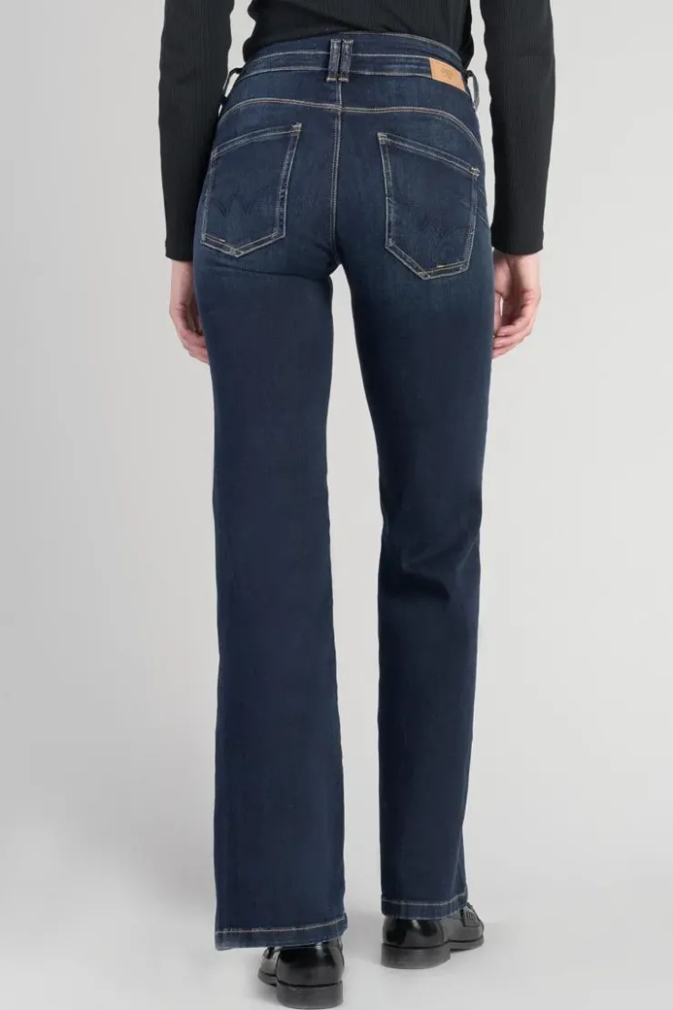 Femme Le Temps des Cerises Taille Haute-Nancy Pulp Flare Taille Haute Jeans Bleu N°1