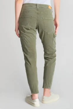 Femme Le Temps des Cerises Pantalons & Chinos-Pantalon Cargo 7/8 Eme Rivera Kaki