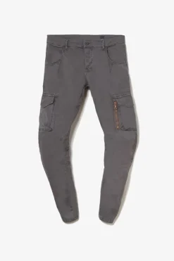 Homme Le Temps des Cerises Pantalons & Chinos-Pantalon Cargo Alban Gris