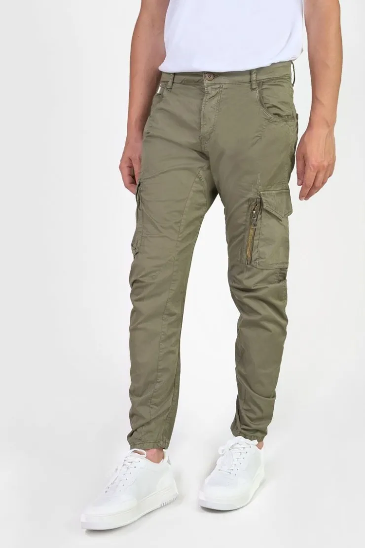 Homme Le Temps des Cerises Pantalons & Chinos-Pantalon Cargo Alban Kaki