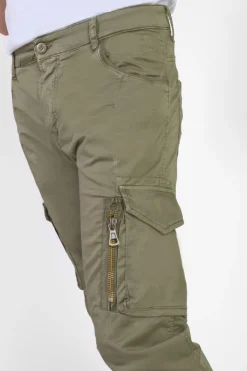 Homme Le Temps des Cerises Pantalons & Chinos-Pantalon Cargo Alban Kaki