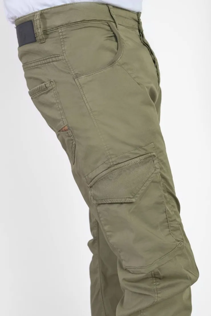 Homme Le Temps des Cerises Pantalons & Chinos-Pantalon Cargo Alban Kaki