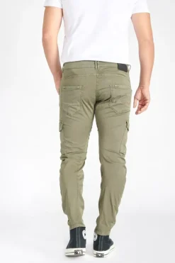 Homme Le Temps des Cerises Pantalons & Chinos-Pantalon Cargo Alban Kaki