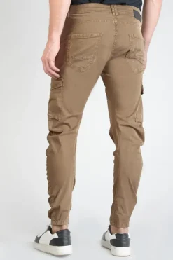 Homme Le Temps des Cerises Pantalons & Chinos-Pantalon Cargo Alban Marron
