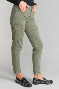 Femme Le Temps des Cerises Pantalons & Chinos-Pantalon Cargo Balard Kaki