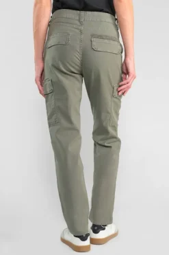 Femme Le Temps des Cerises Pantalons & Chinos-Pantalon Cargo Castellas Kaki