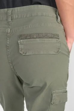 Femme Le Temps des Cerises Pantalons & Chinos-Pantalon Cargo Castellas Kaki