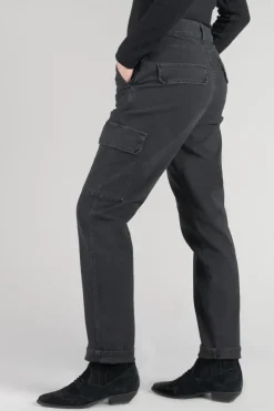 Femme Le Temps des Cerises Pantalons & Chinos-Pantalon Cargo Castellas Noir