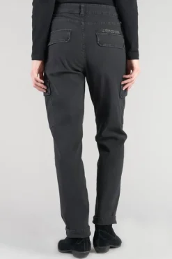 Femme Le Temps des Cerises Pantalons & Chinos-Pantalon Cargo Castellas Noir