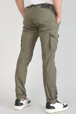 Homme Le Temps des Cerises Pantalons & Chinos-Pantalon Cargo Lakme Kaki